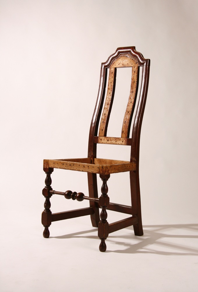 antique 'crook'd back' chair