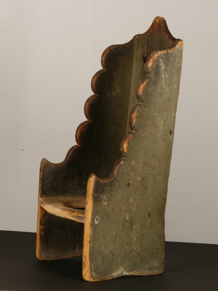 antique child's 'necessary' chair