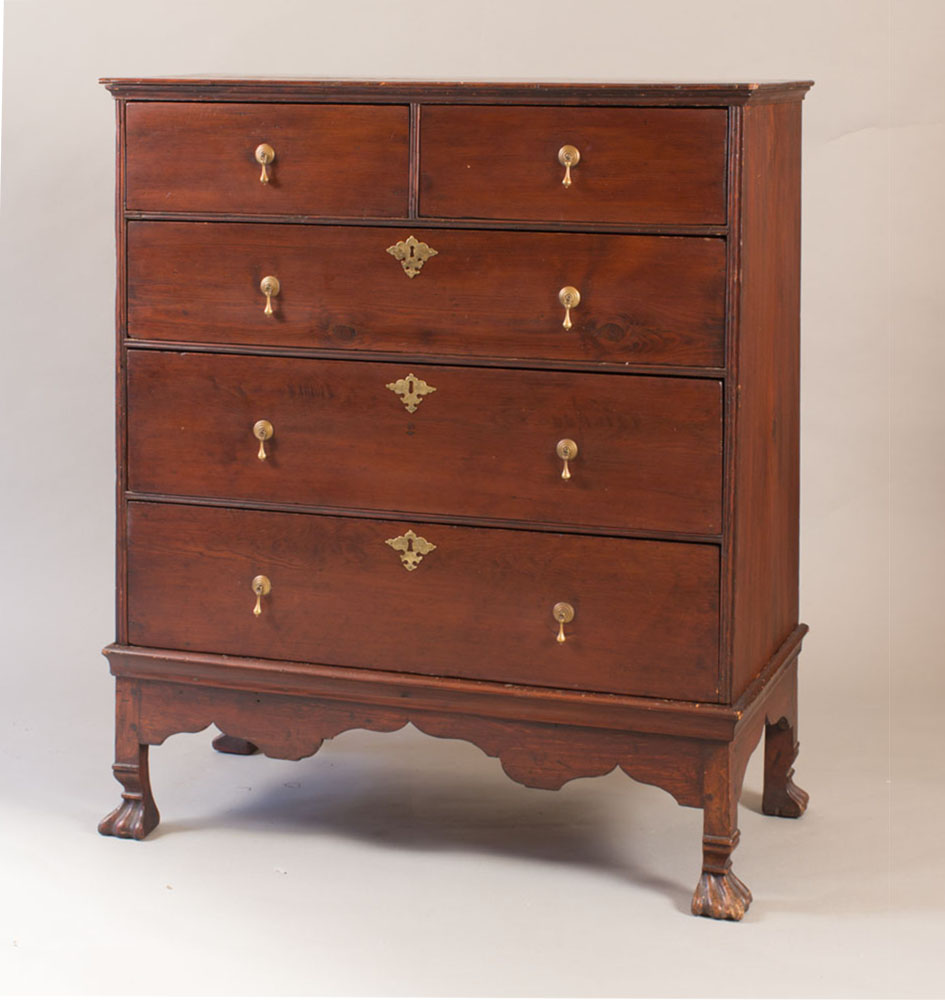 A remarkable William and Mary chest on frame