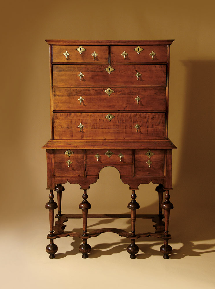 The Rogers family William and Mary high chest